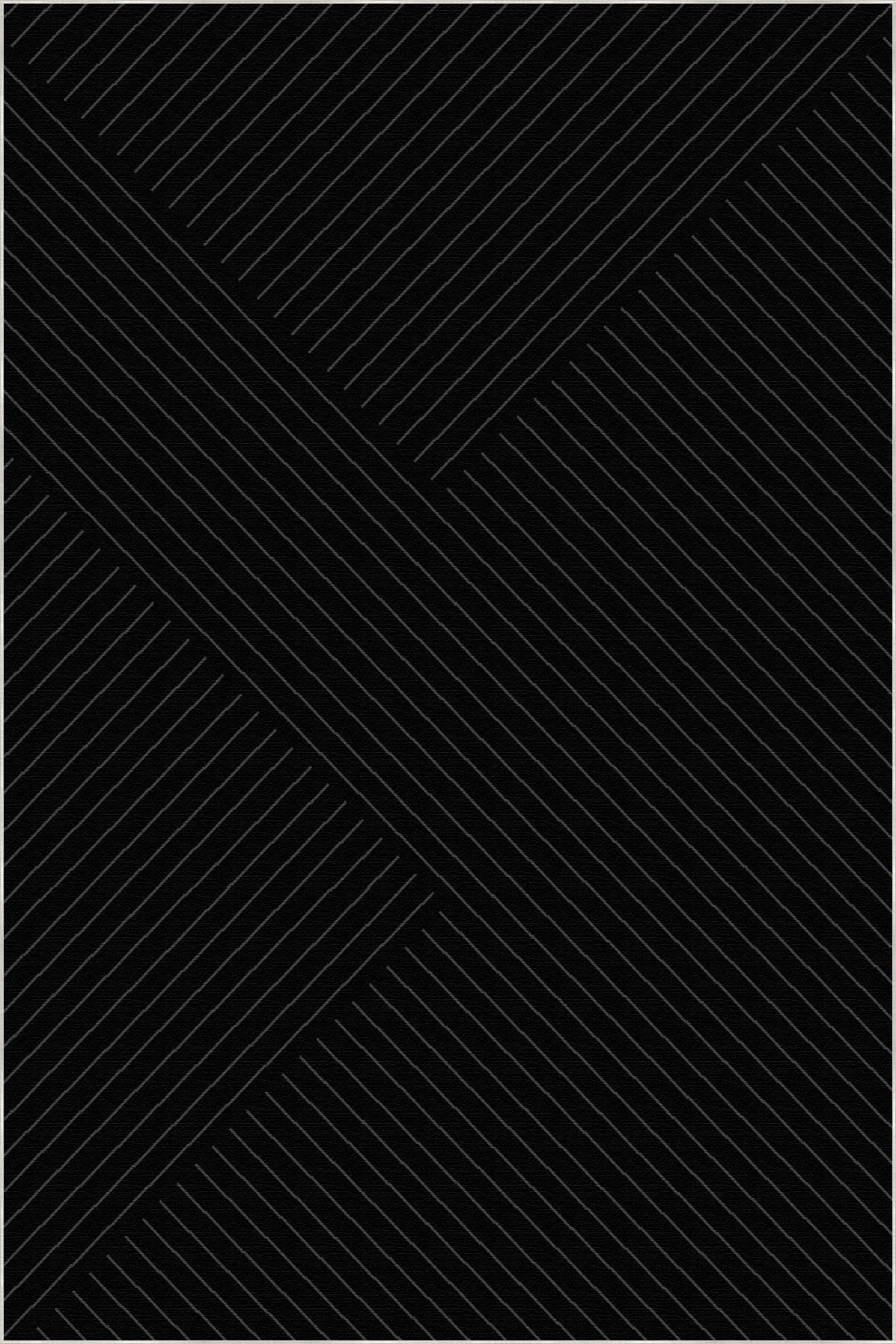 Obsidian Nexus Linearer Teppich