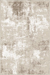 Antiker Abstrakter Teppich in Wolkenbeige Beige