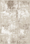 Antiker Abstrakter Teppich in Wolkenbeige Beige