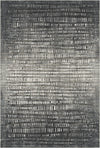 Schiefer Signal Digital Glitch Teppich Grau