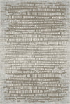 Taupe Signal Digital Glitch Teppich Taupe