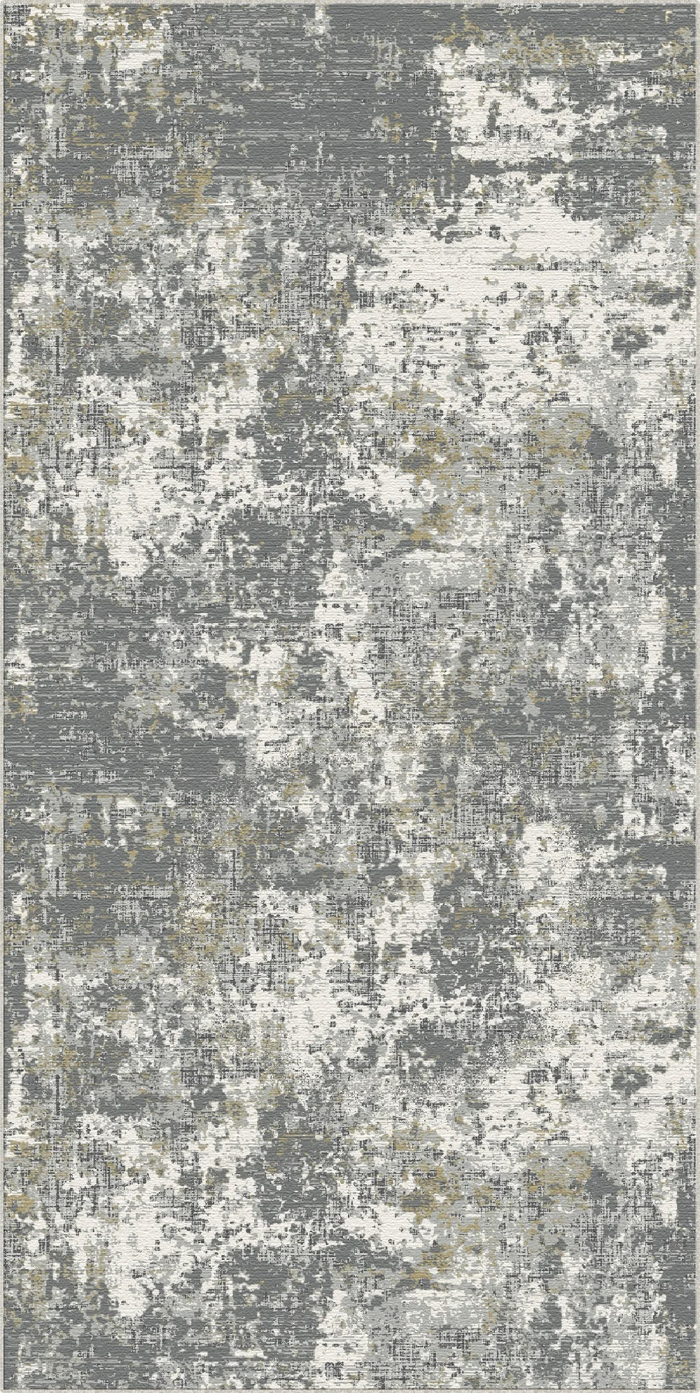 Obsidian Gold Waschbarer Abstrakter Teppich