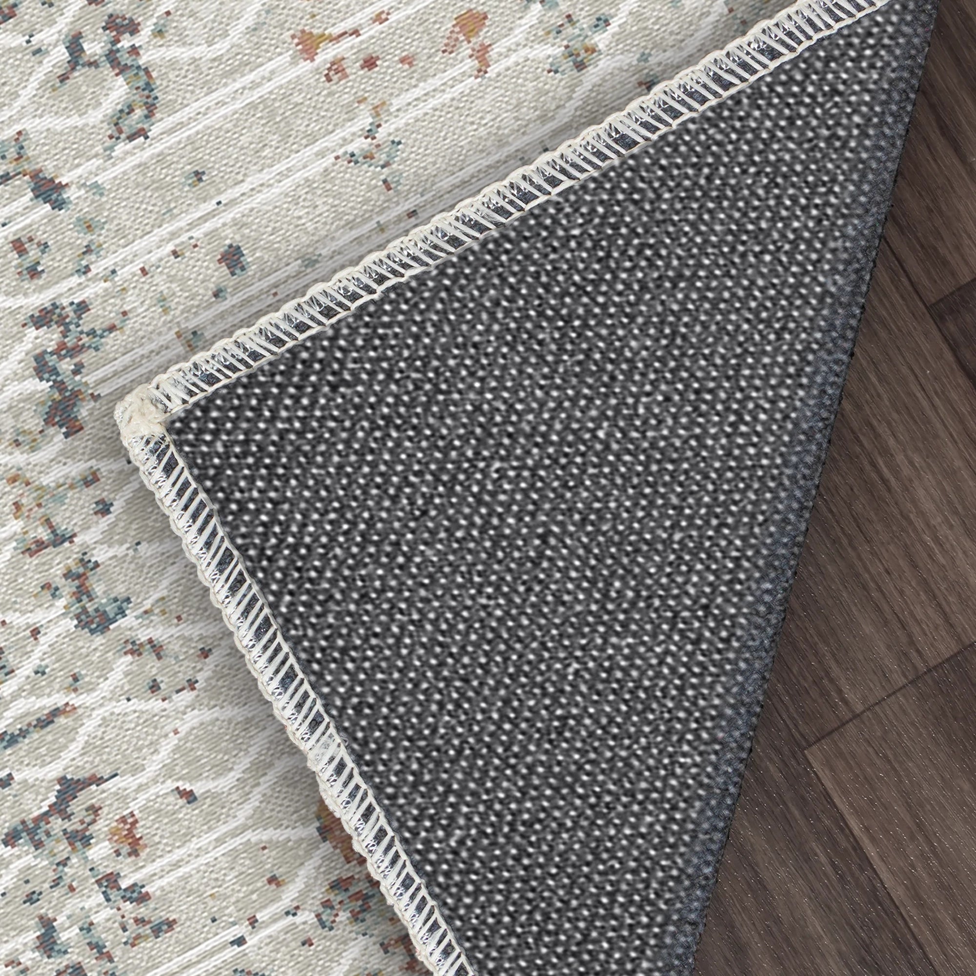 Abstrakter Teppich Rost & Schiefer Fragment