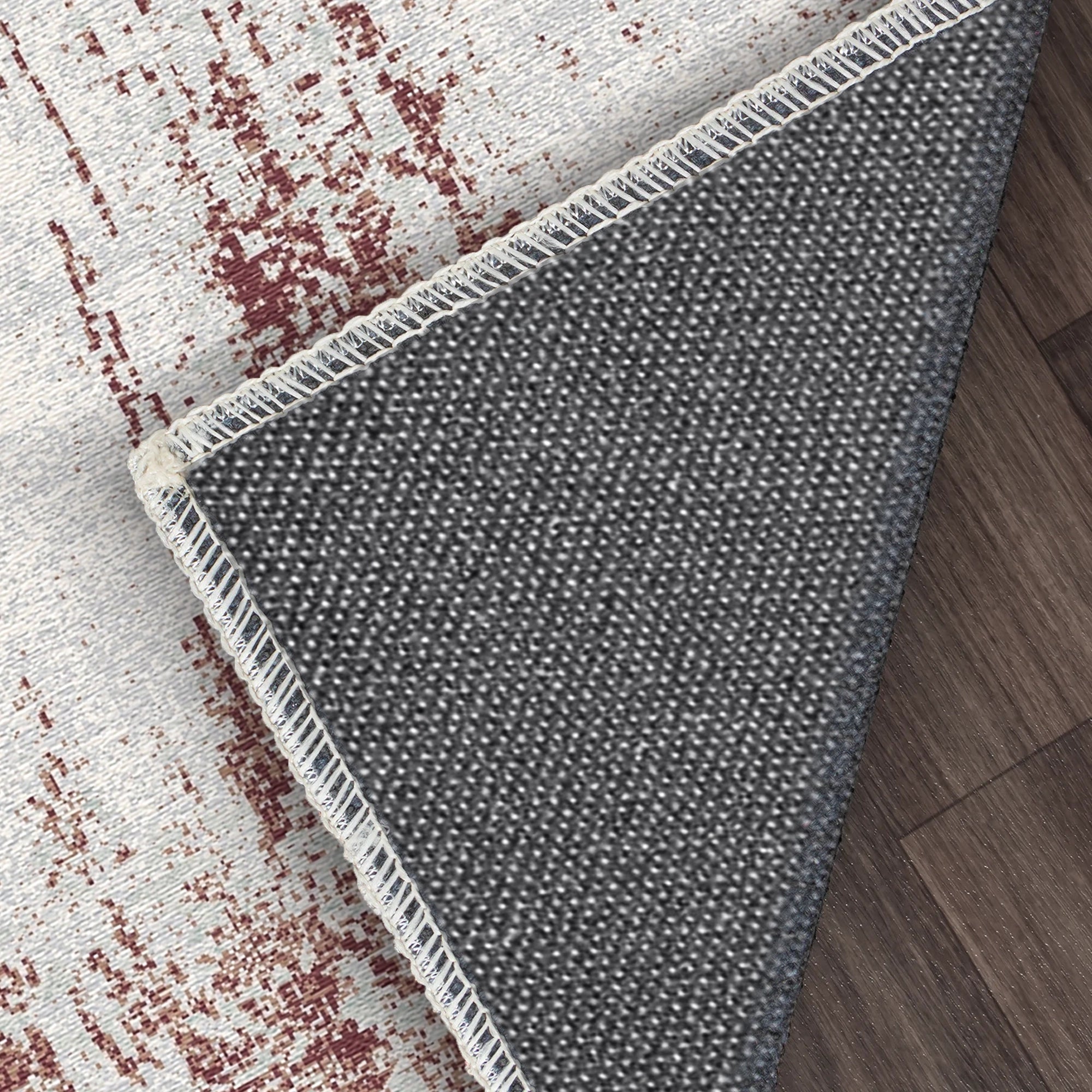 Merlot Drift Teppich im Used-Look