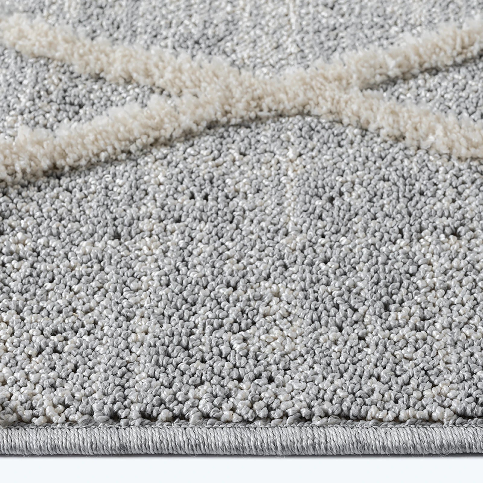 Silver Lattice Luxe Rug