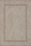 Mixed Lines Naturel Sisal Rug Beige Beige
