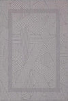 Mixed Lines Naturel Sisal Rug Gray Gray