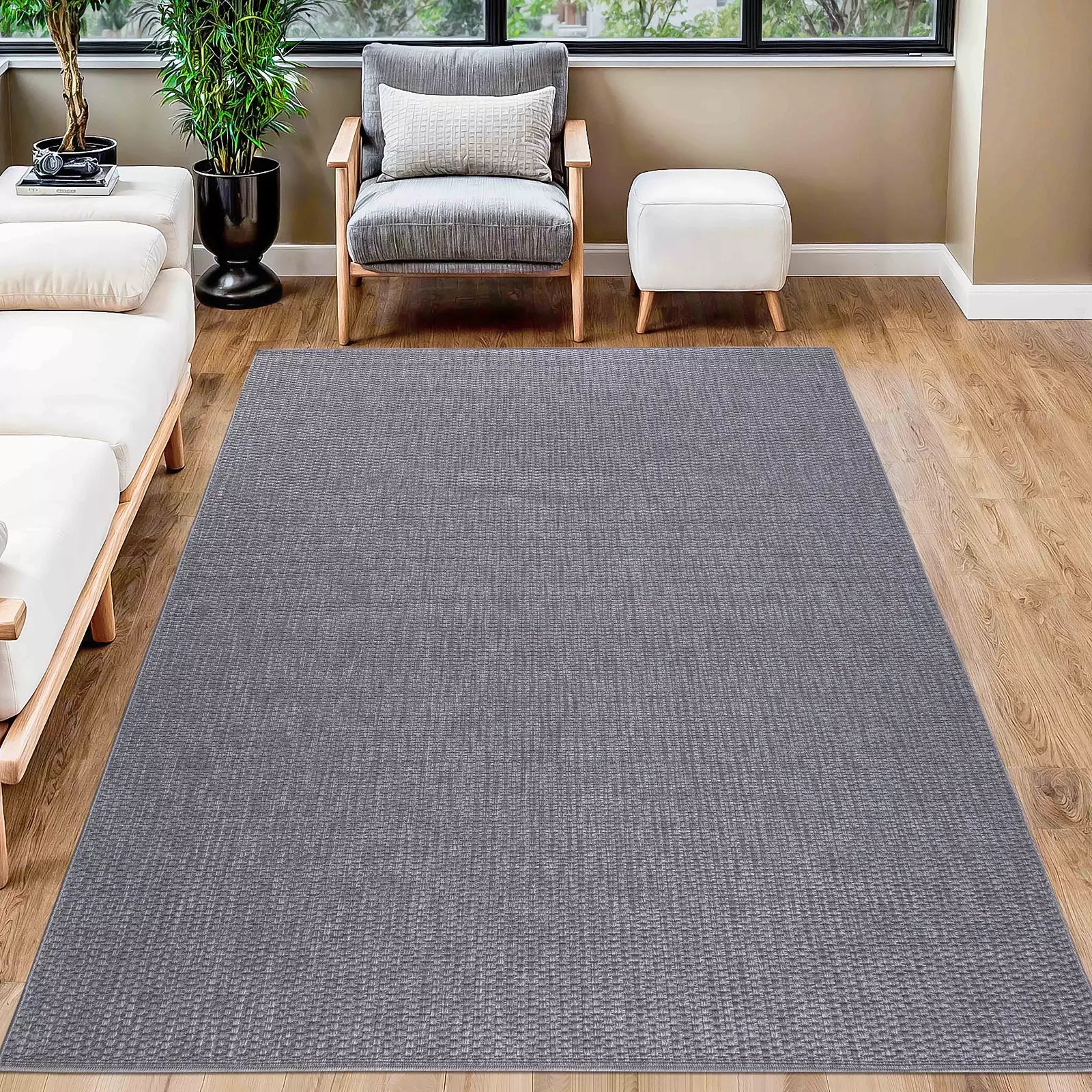 Naturia Jute Carpet Gray - Bella Rugs