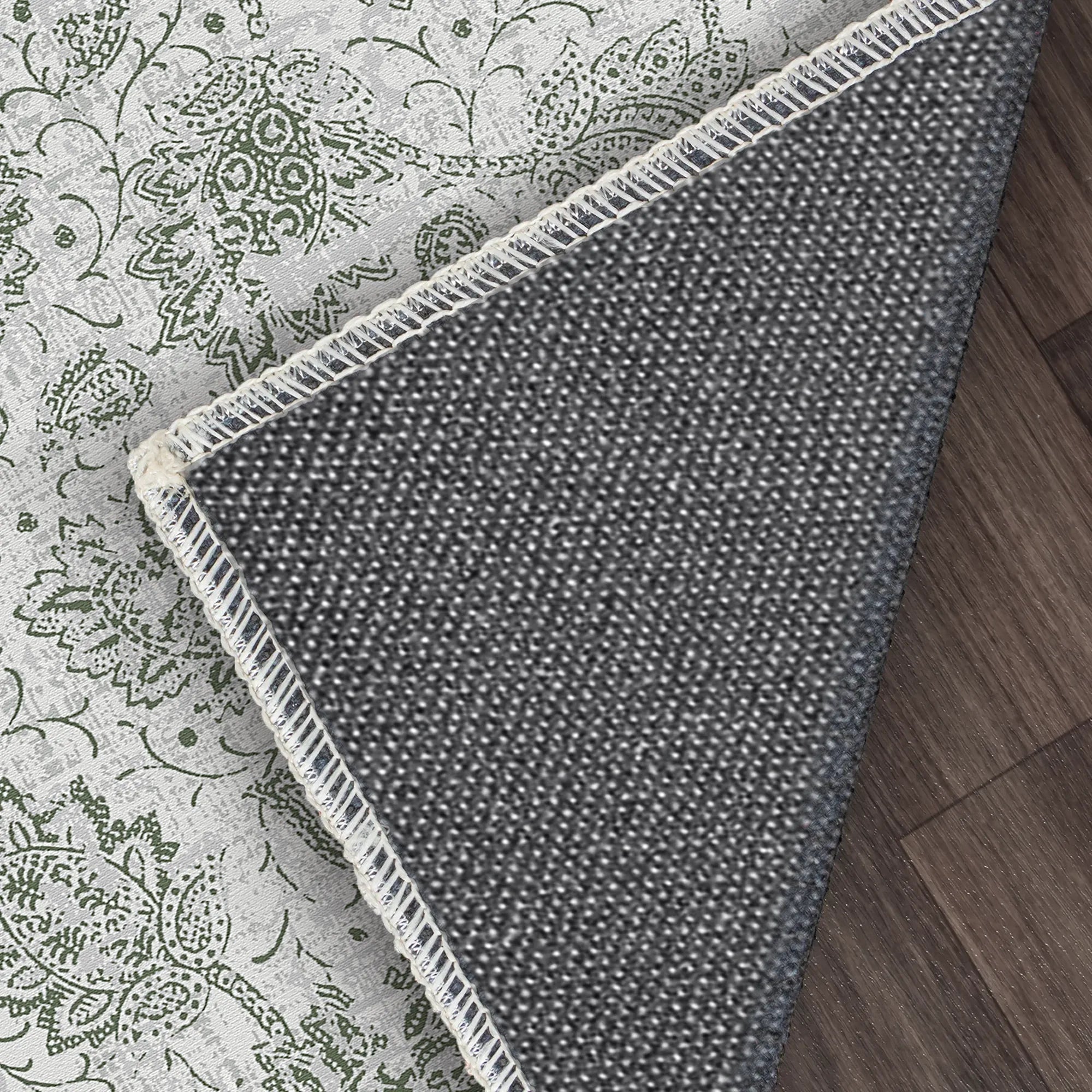 Cerulean Botanical Handgefertigter Teppich