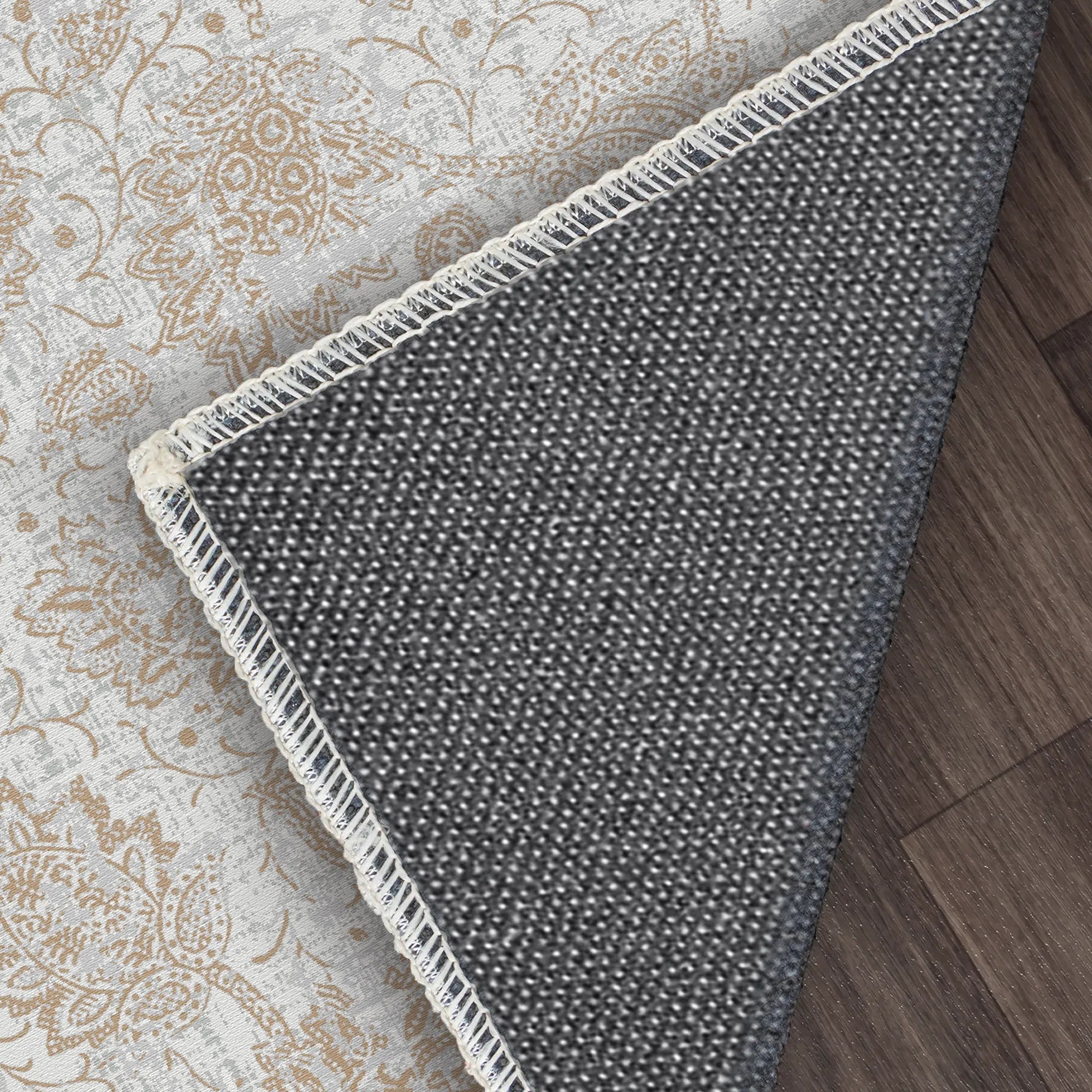 Sandstein Botanischer Handgefertigter Teppich