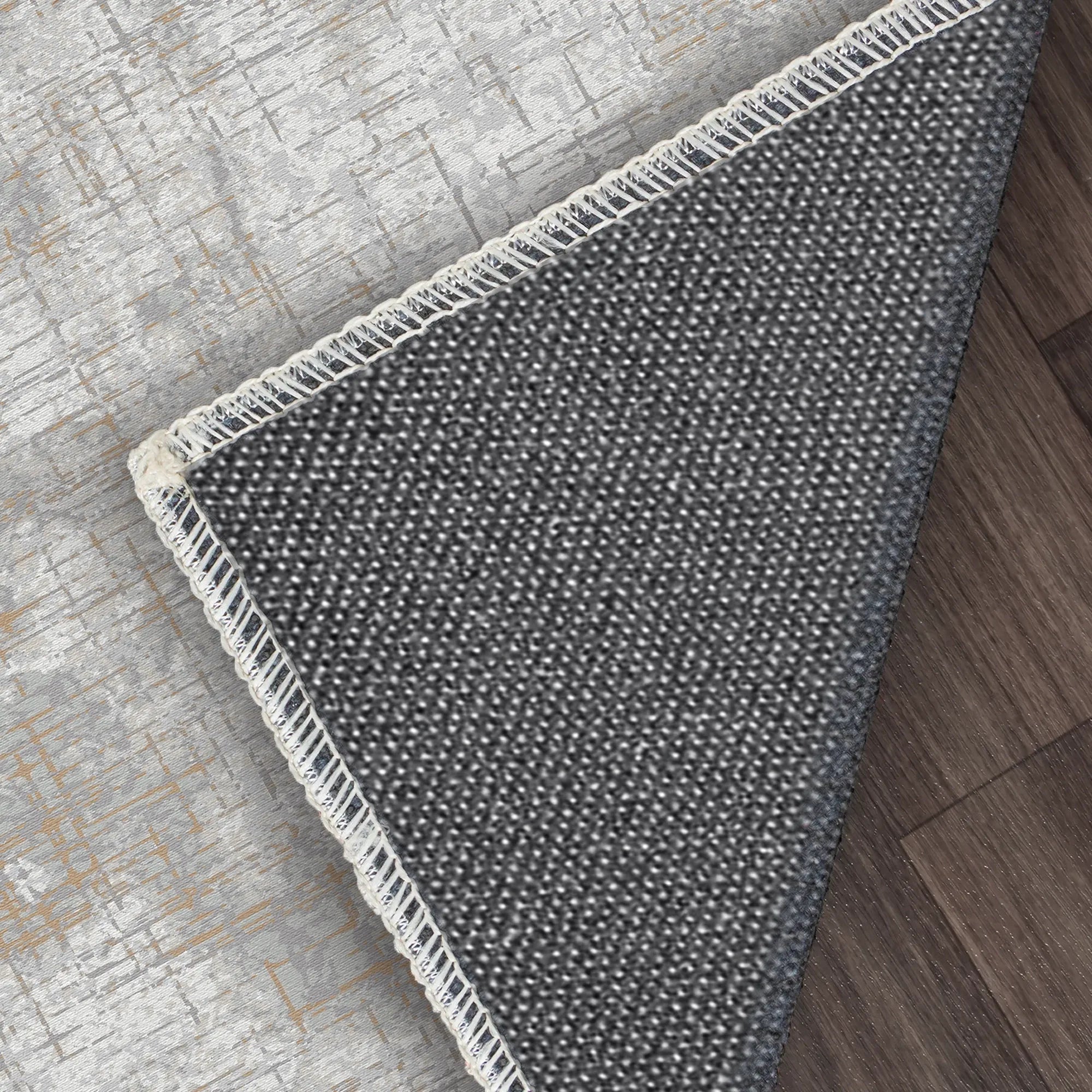 Vergoldeter Teppich mit Kreuzschraffur Muster