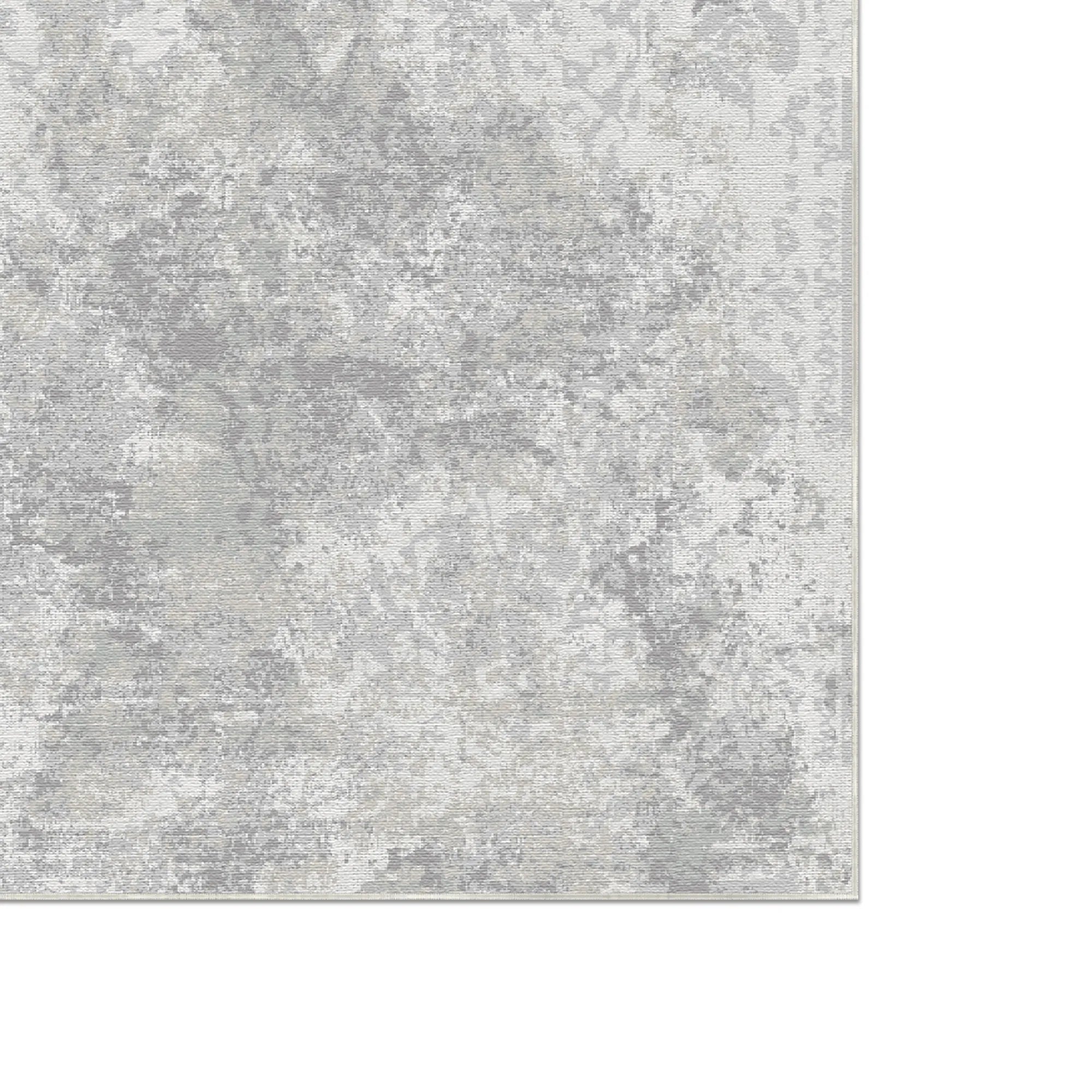 Platinum Echo Fragmented Grau Teppich