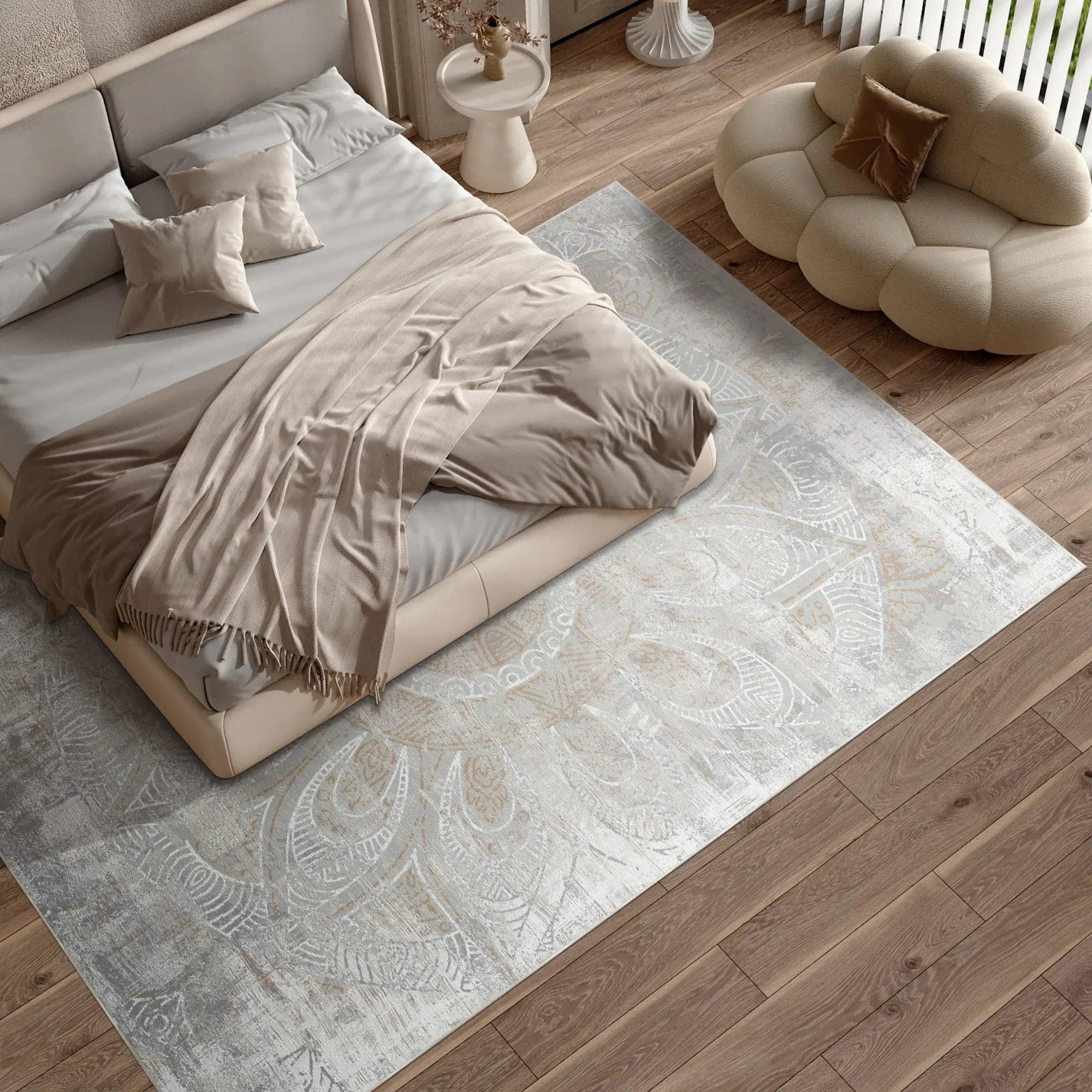 Amber Meridian Beige Teppich