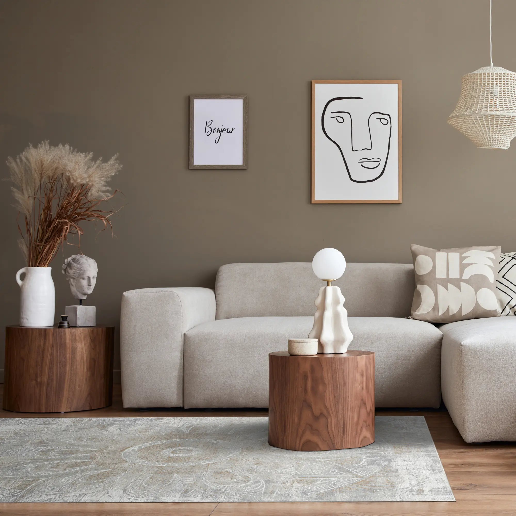 Amber Meridian Beige Teppich