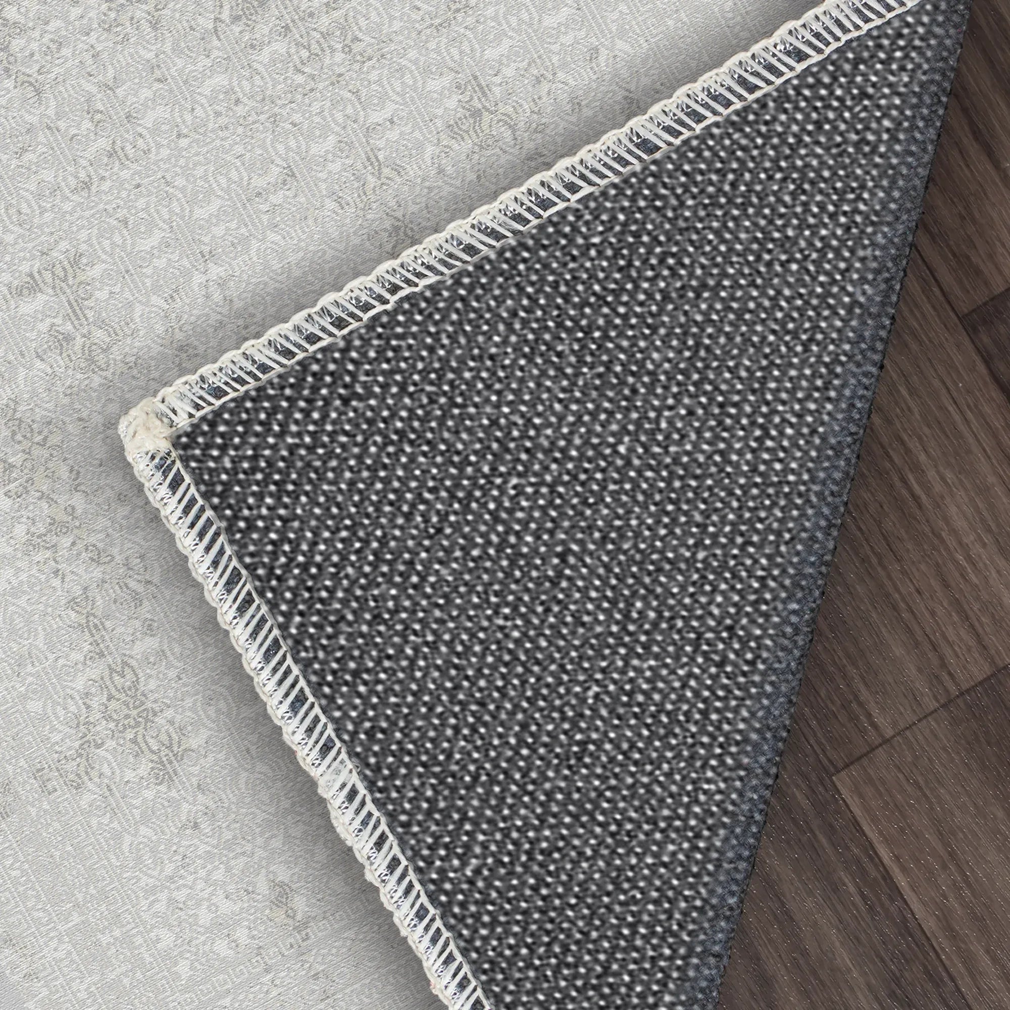 Sterling Lattice Grauer Teppich