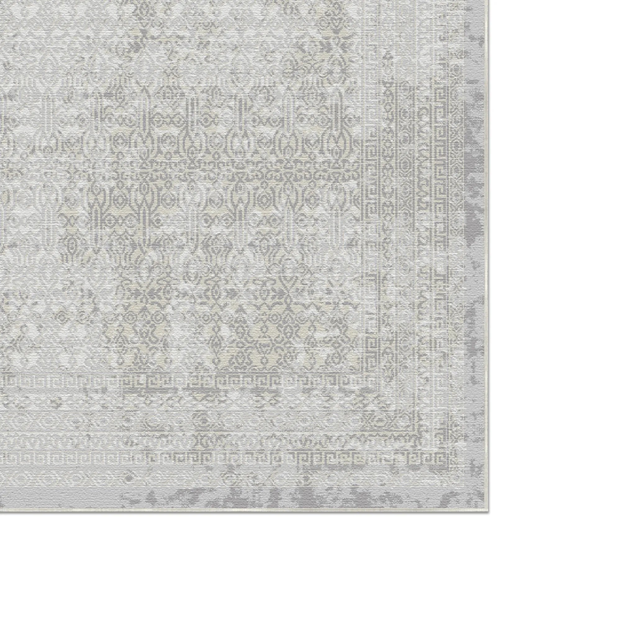 Sterling Lattice Grauer Teppich