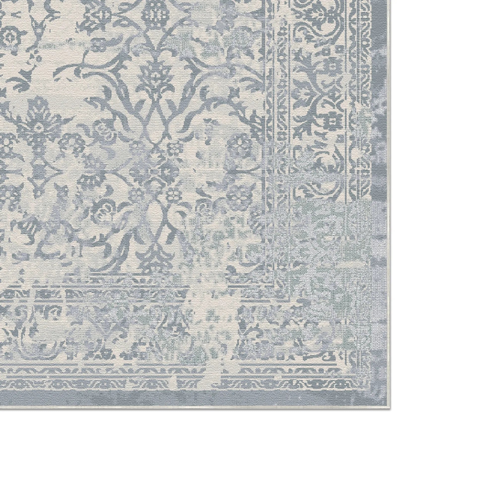 Waschbarer Blauer Teppich von Azure Fossil