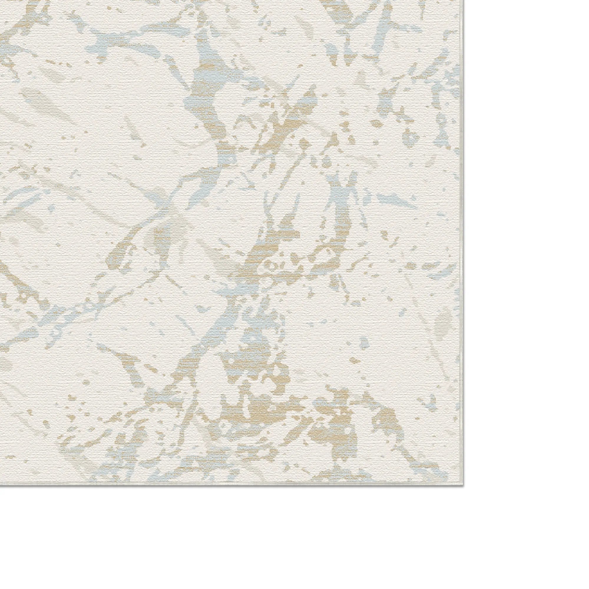 Waschbarer Marmorteppich aus Arctic Quartz