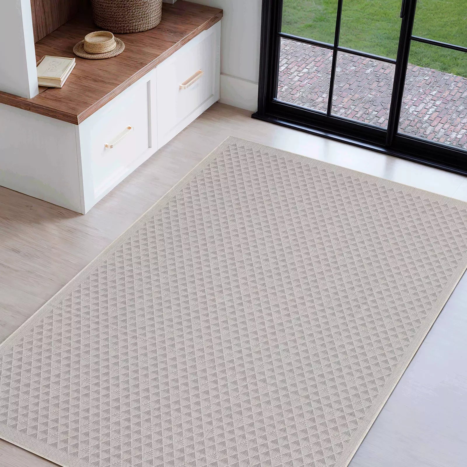 Talis Natural Sisal Rug Gray - Bella Rugs