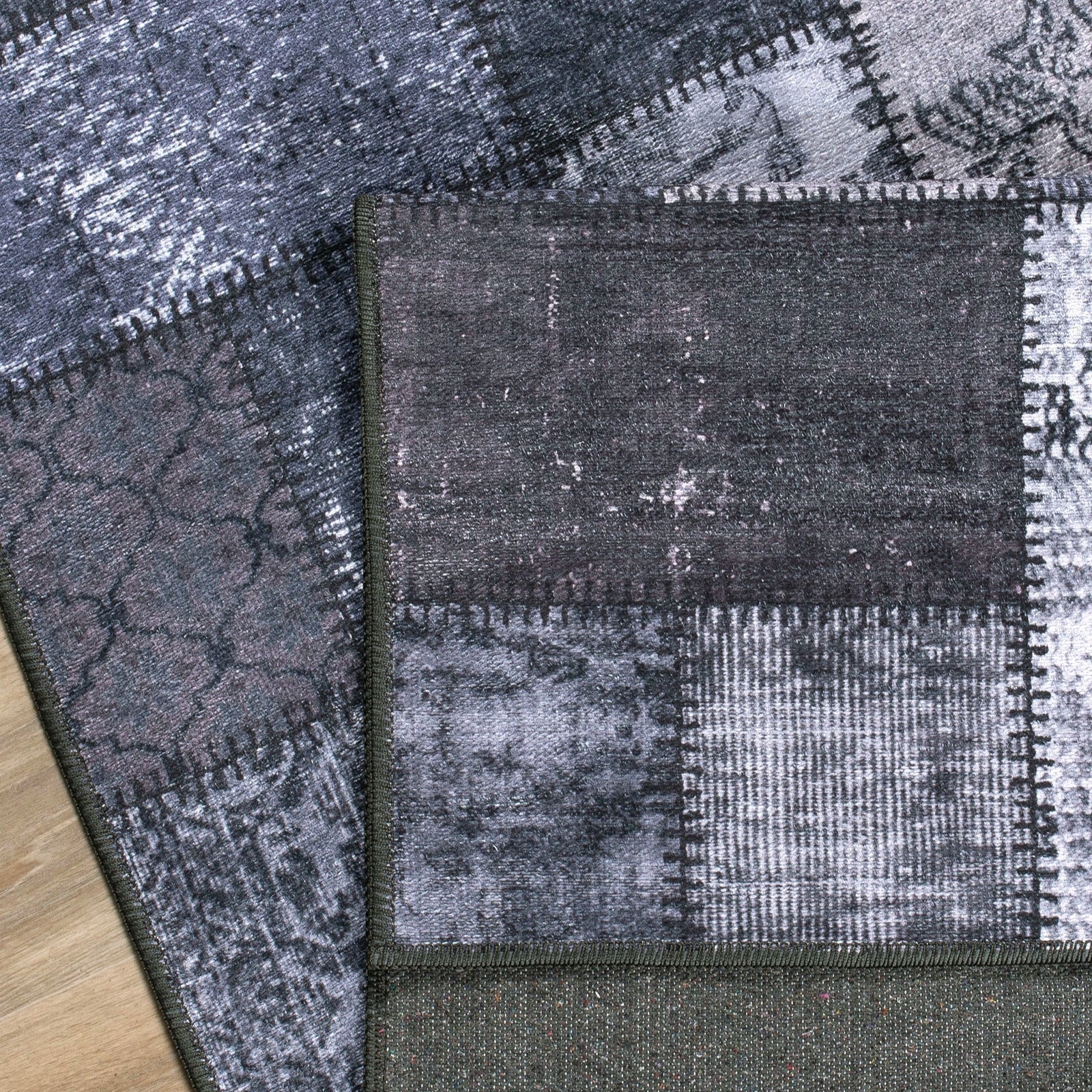 Shadow Mosaic Washable Rug