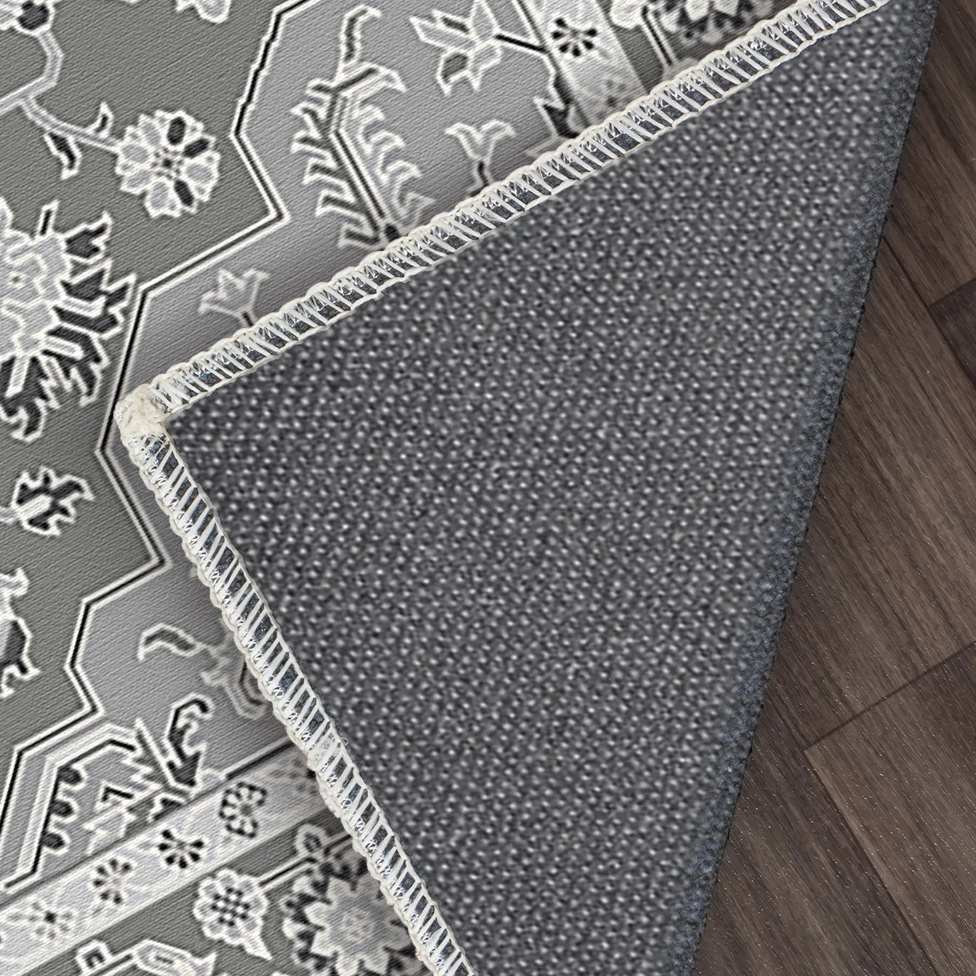 Grauer Pearl Eden Teppich