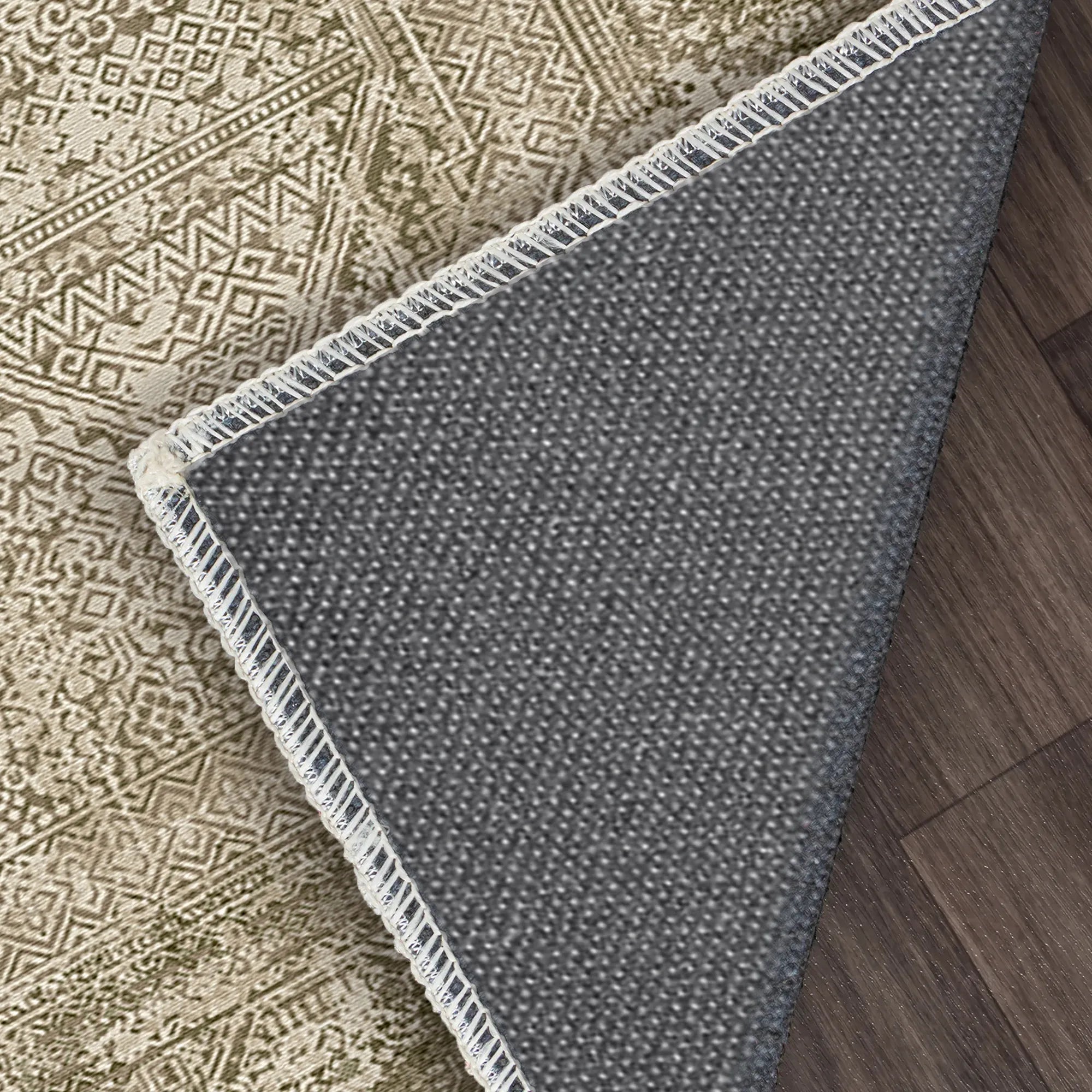 Oliven Chiffre Reliktteppich