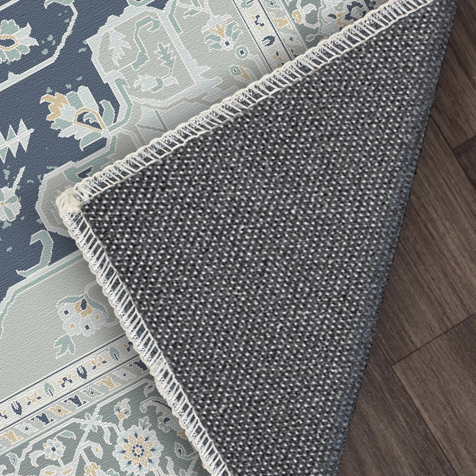 Aura Navy Alabaster Teppich