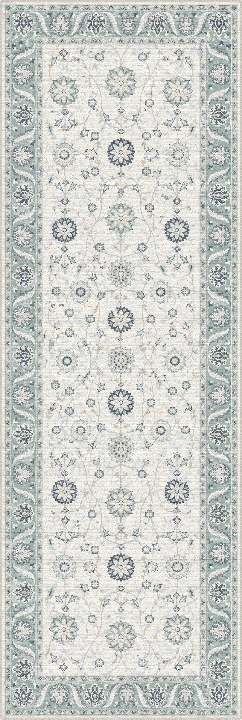 Veda Salbei Alabaster Teppich