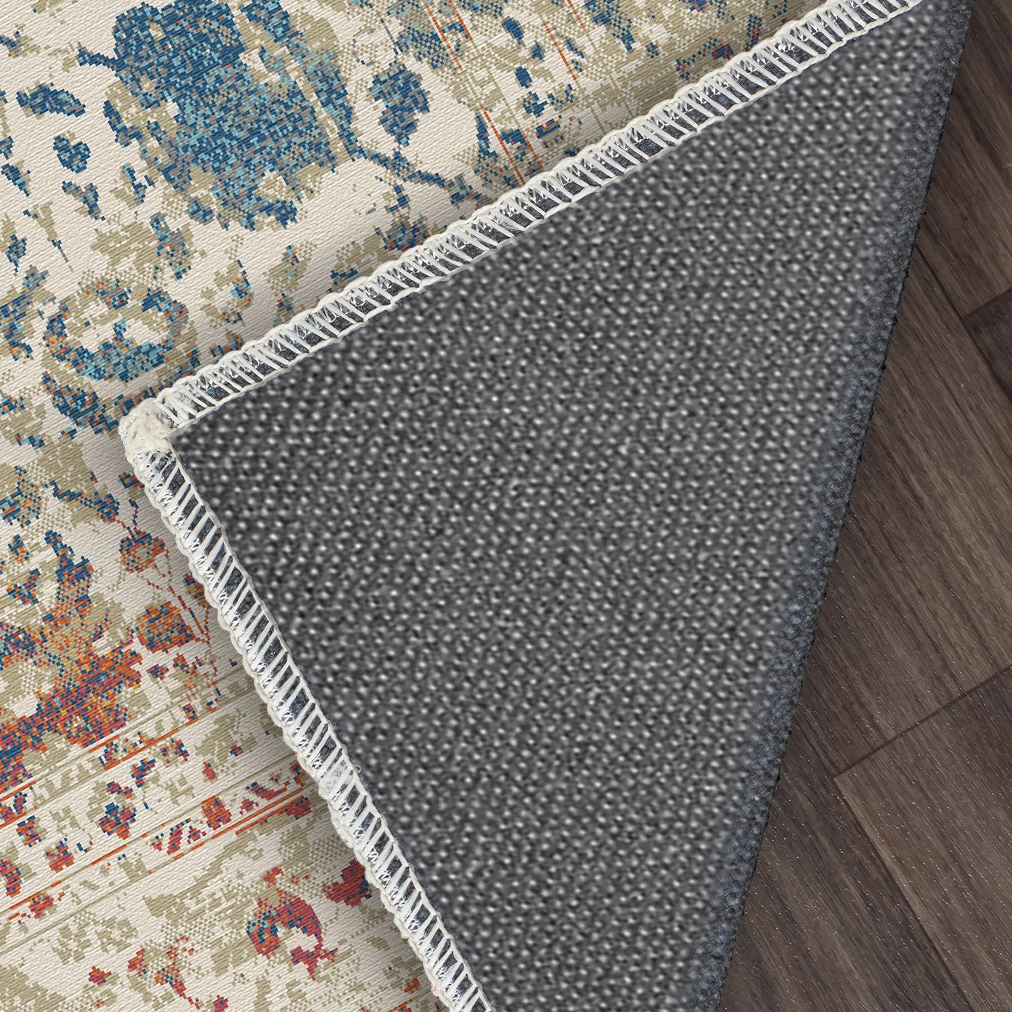 Saphirbeige Teppich Botanical Bloom