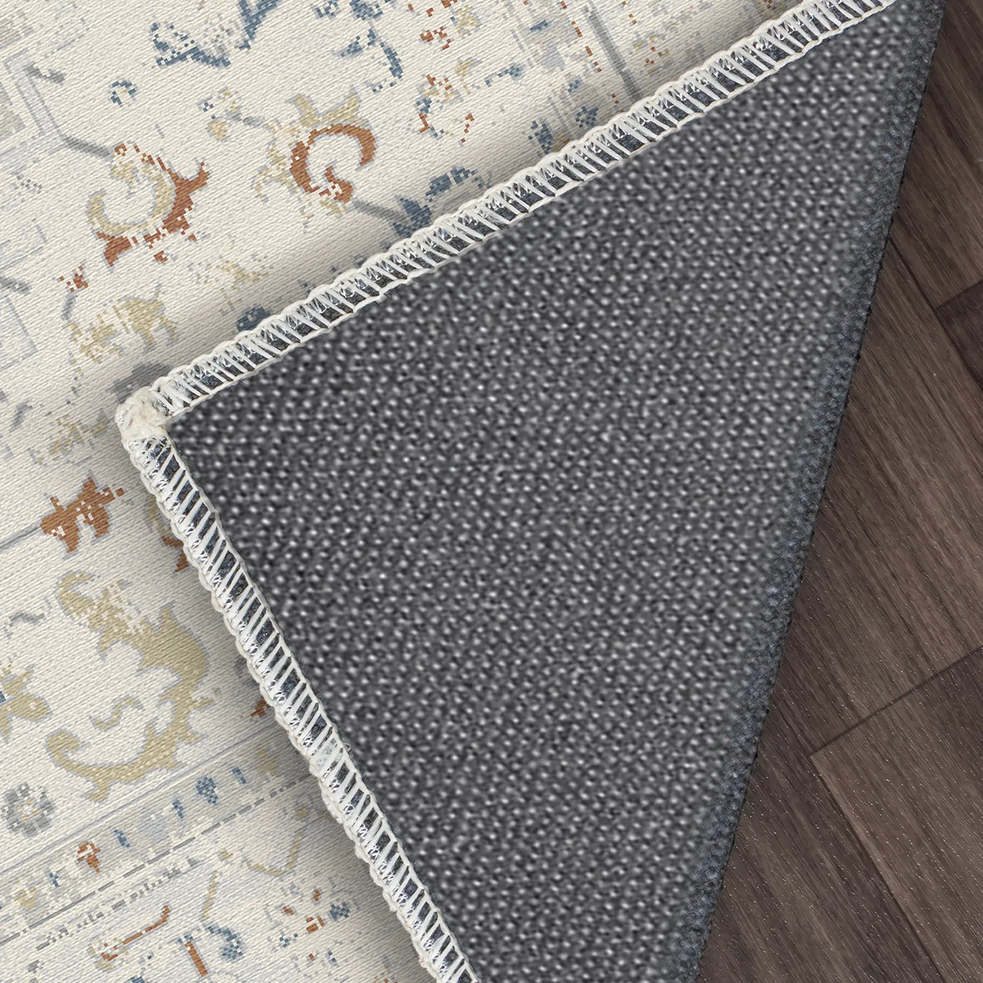 Elfenbeinfarbener Terrakotta Heritage Teppich