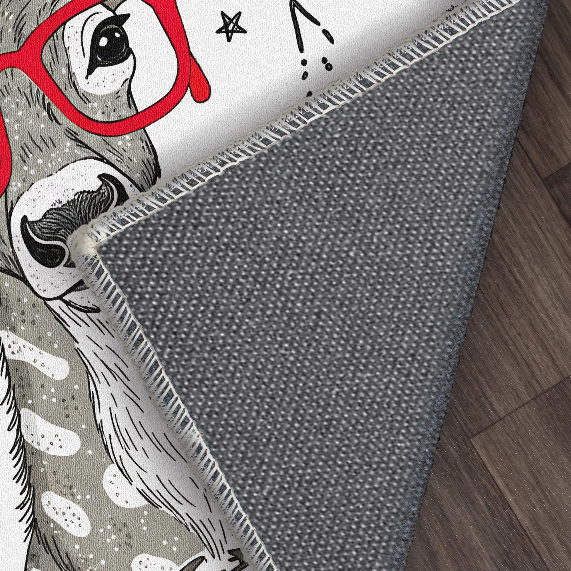 Fröhliche Weihnachten Rentierteppich