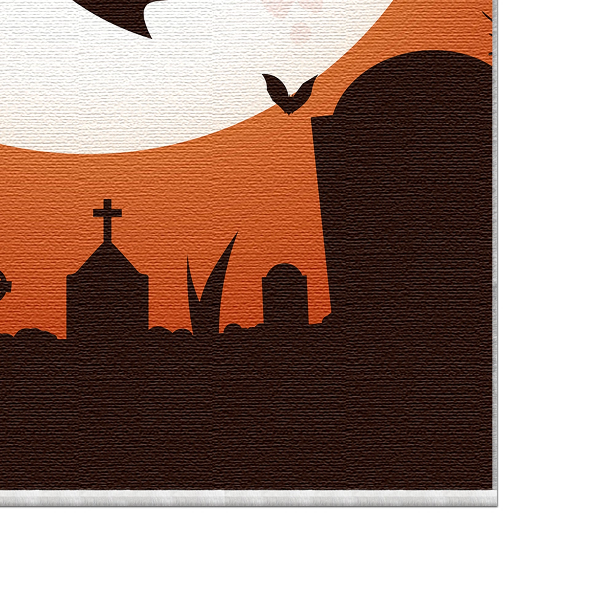 Hexen-Silhouette-Mond-Halloween-Teppich