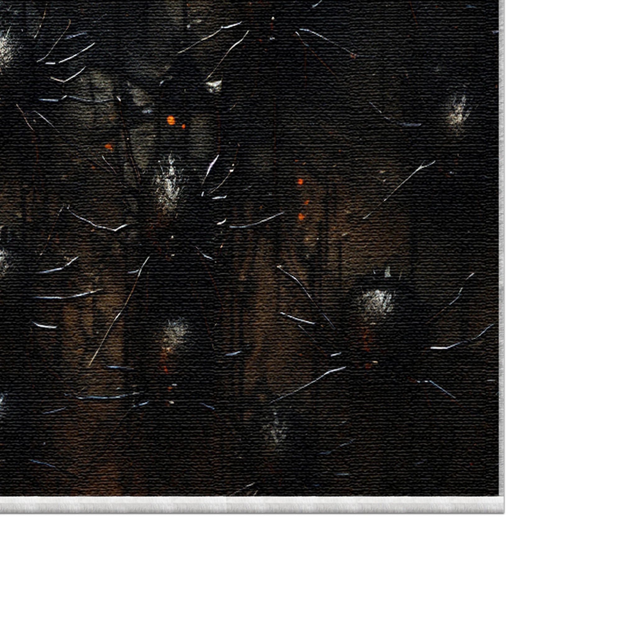 Teppich mit gruseligem Spinnenmuster