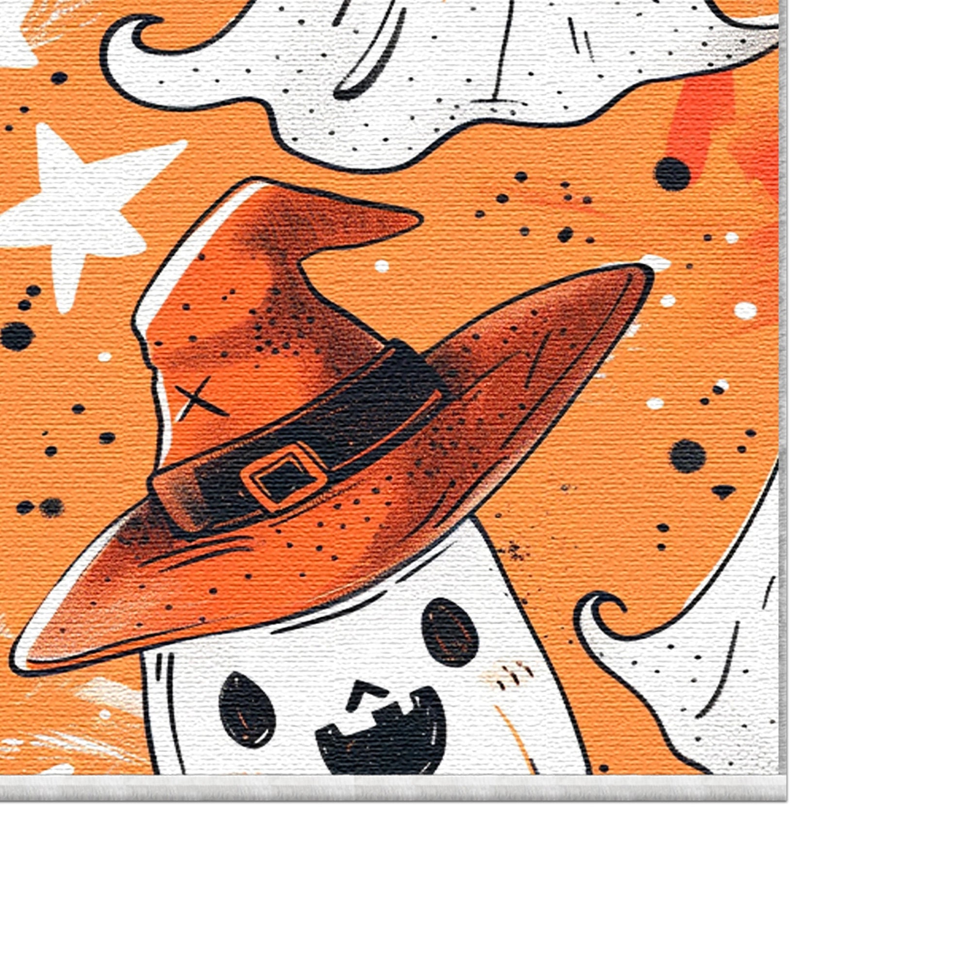 Gothic Horror Kürbisschädel Teppich