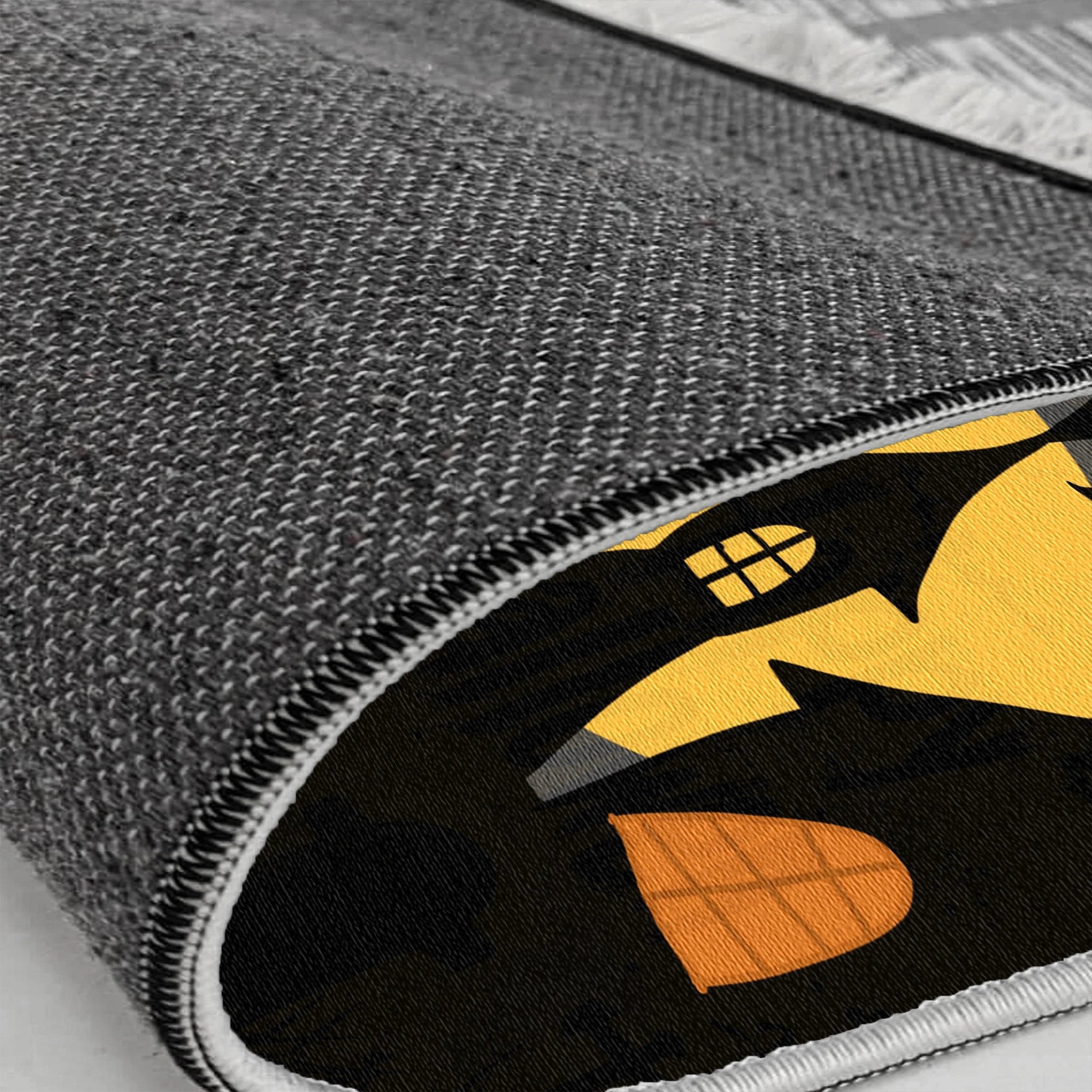 Teppich mit niedlichem Fledermaus-Kürbis-Muster