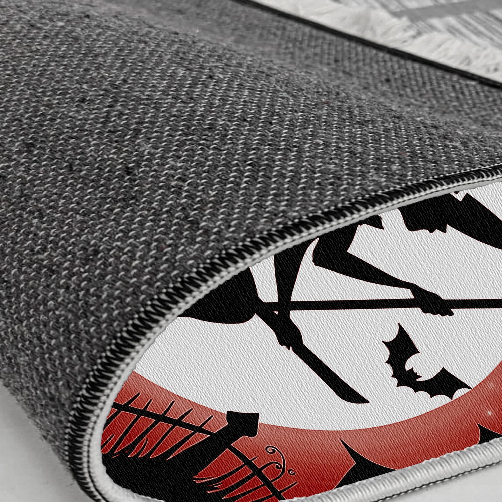 Halloween Teppich Fliegende Hexe Mond