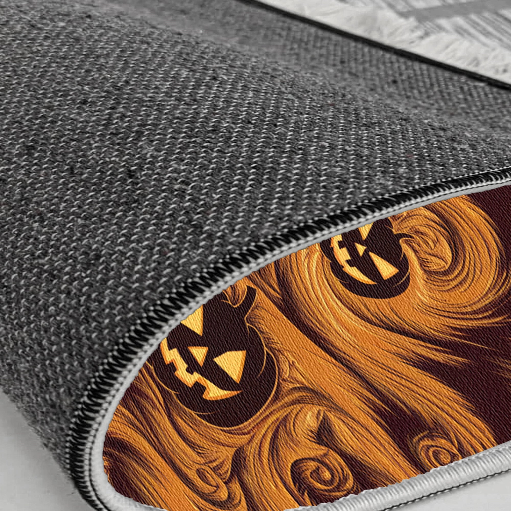 Vortex Glow Kürbis Teppich