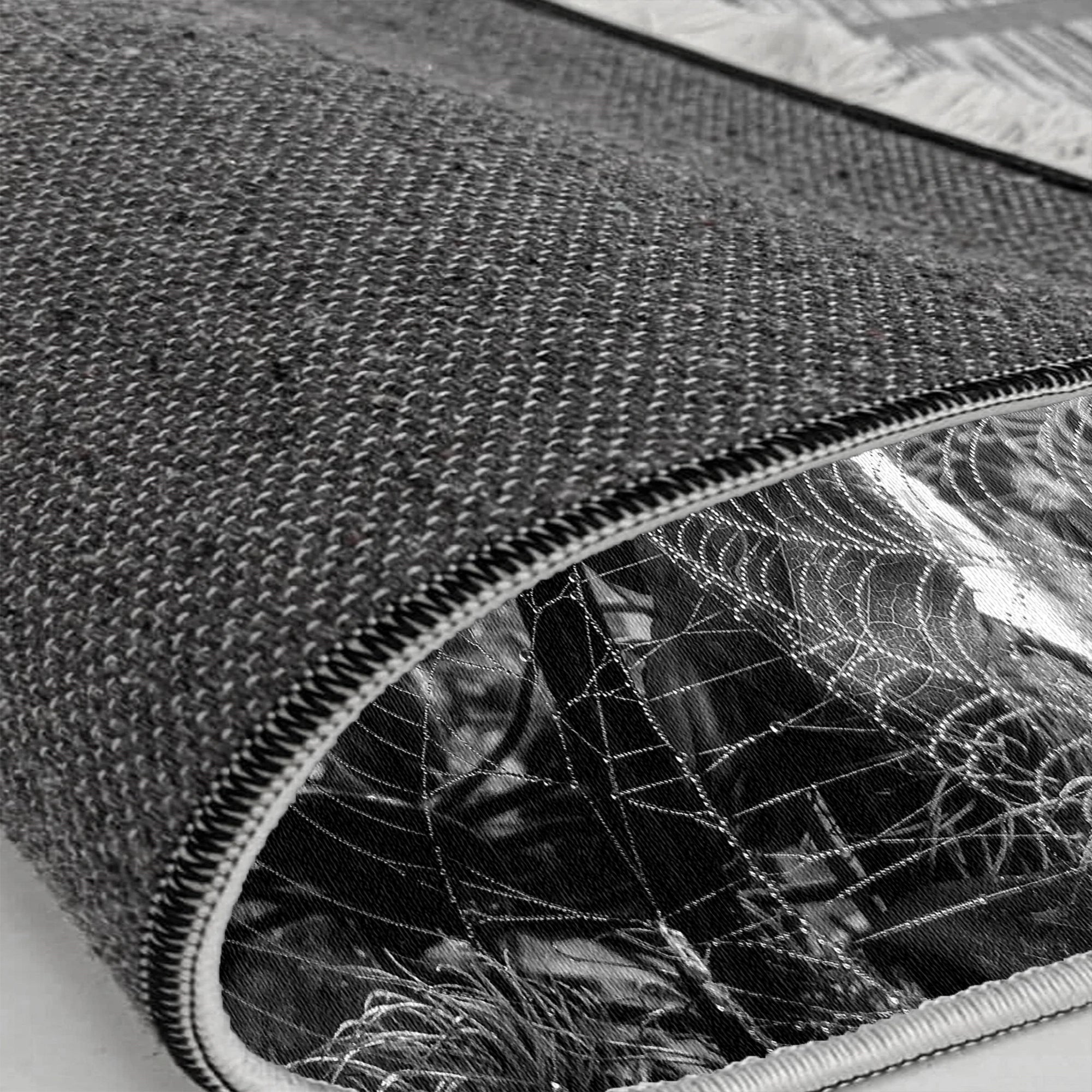 Gothic-Spinnennetz-Halloween-Teppich