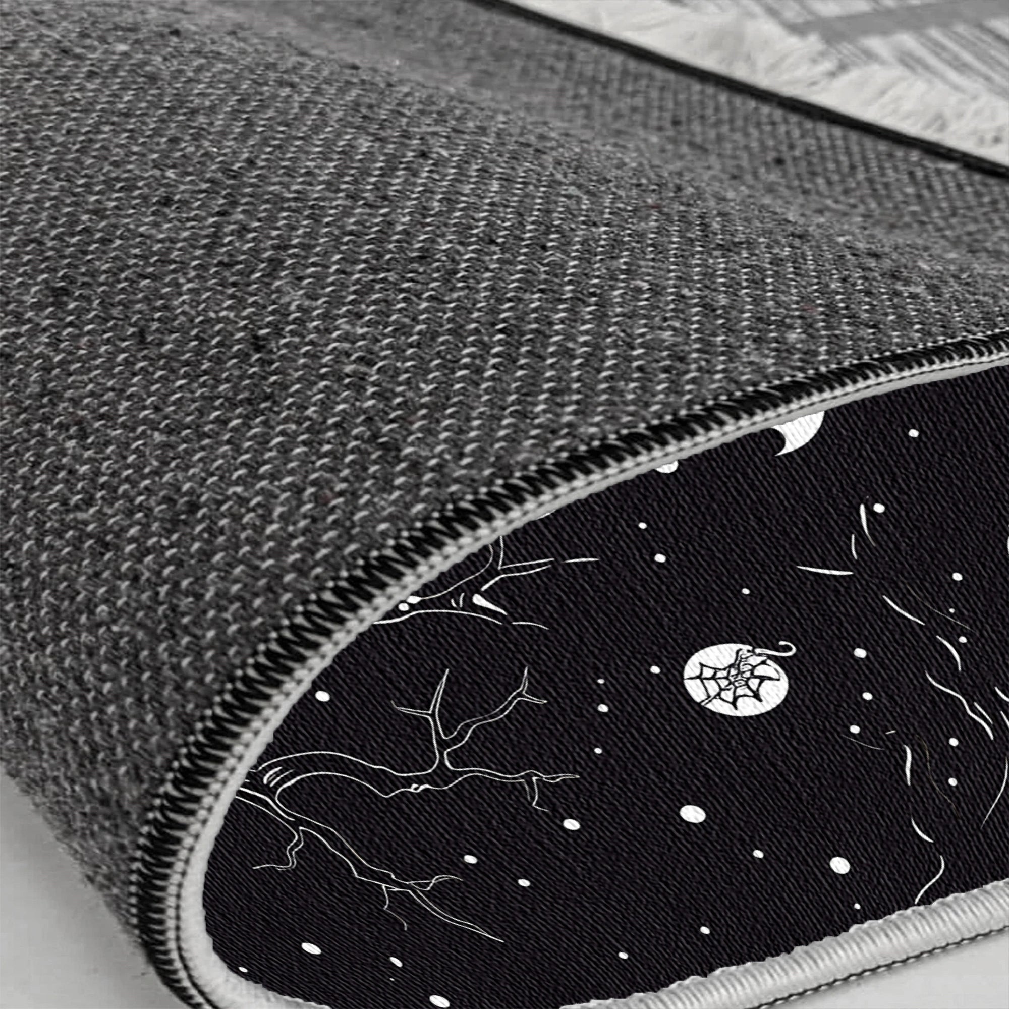 Gothic Black Tree Halloween Teppich