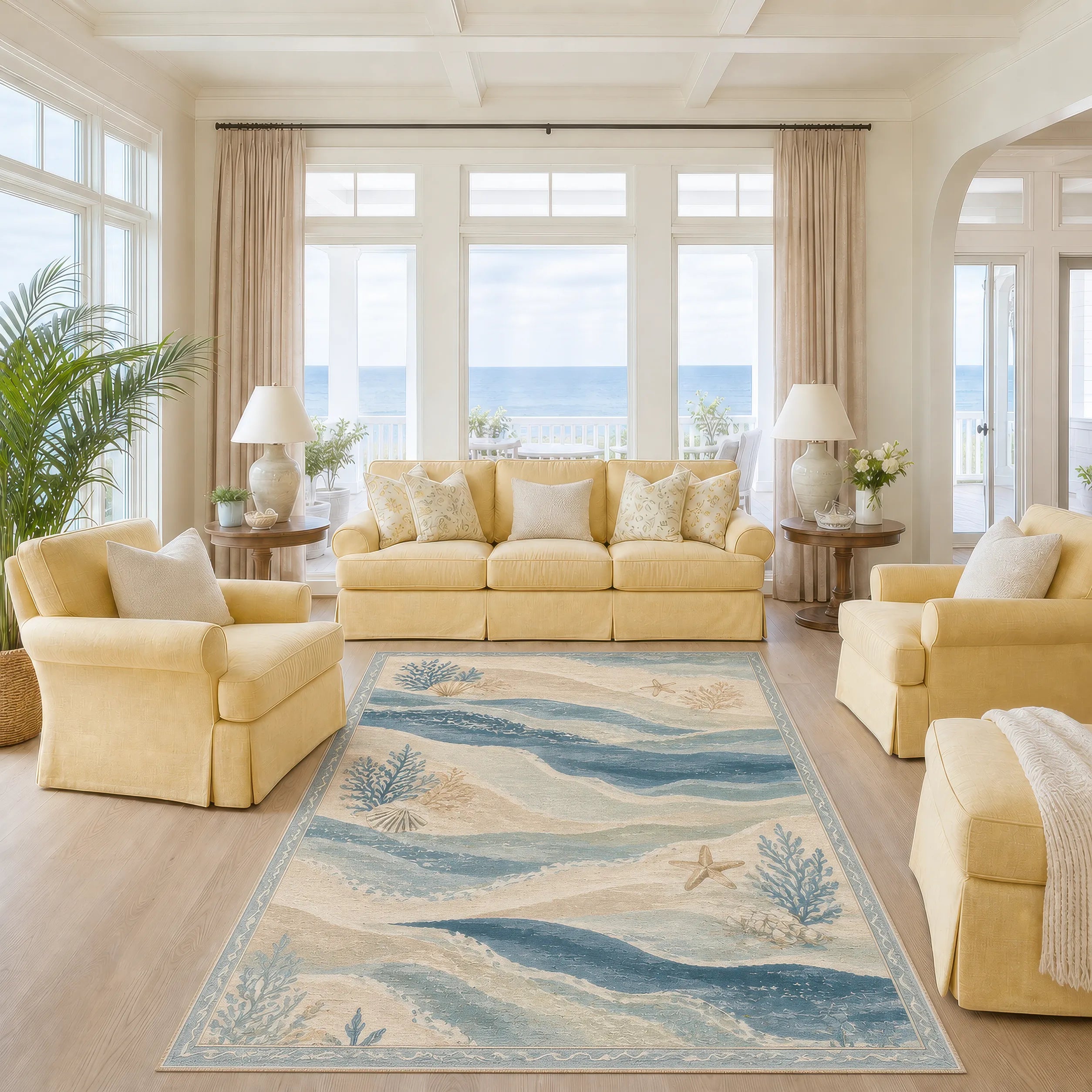 Teppich Ocean Breeze Coastal Waves