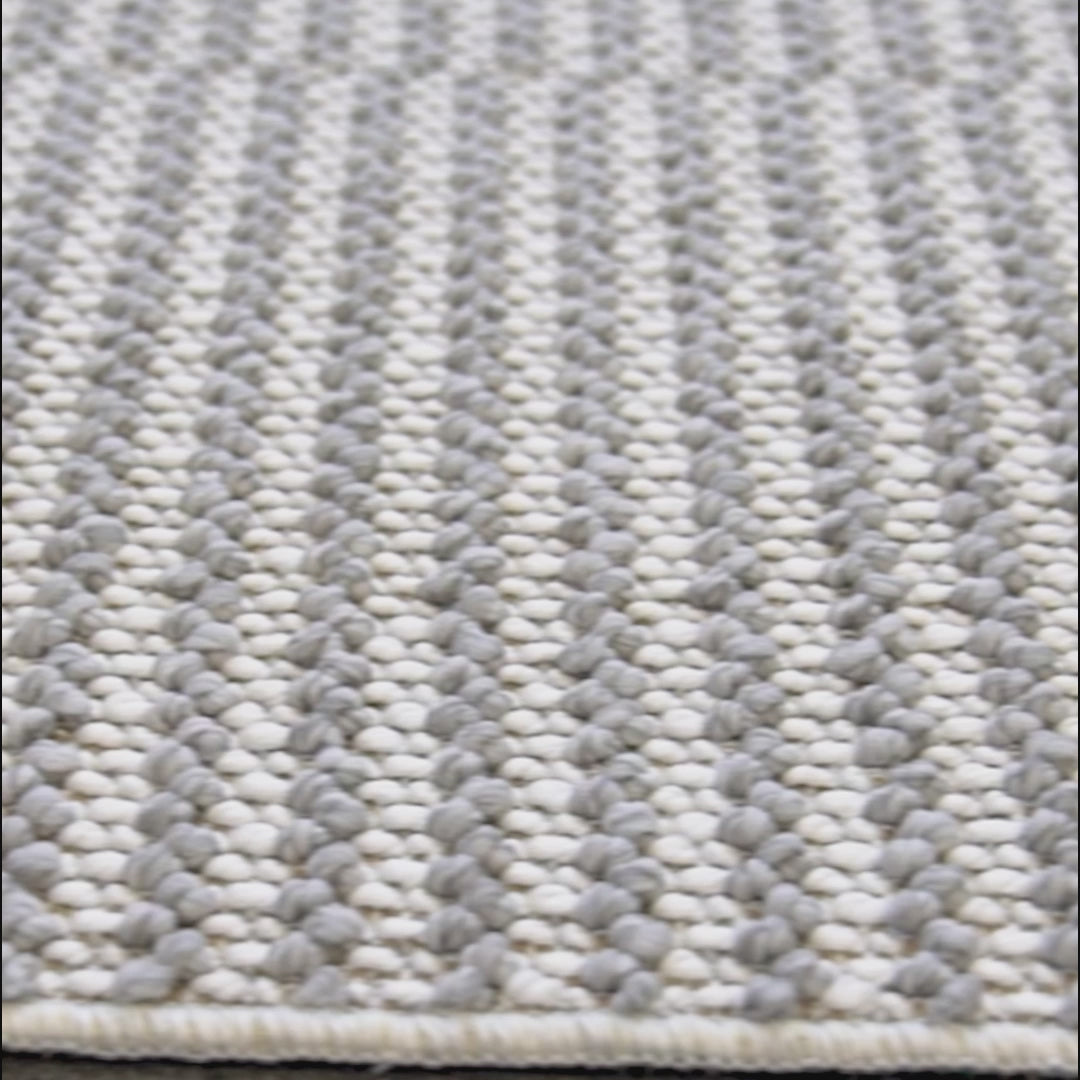Touch of Lines Gray Soft Weave