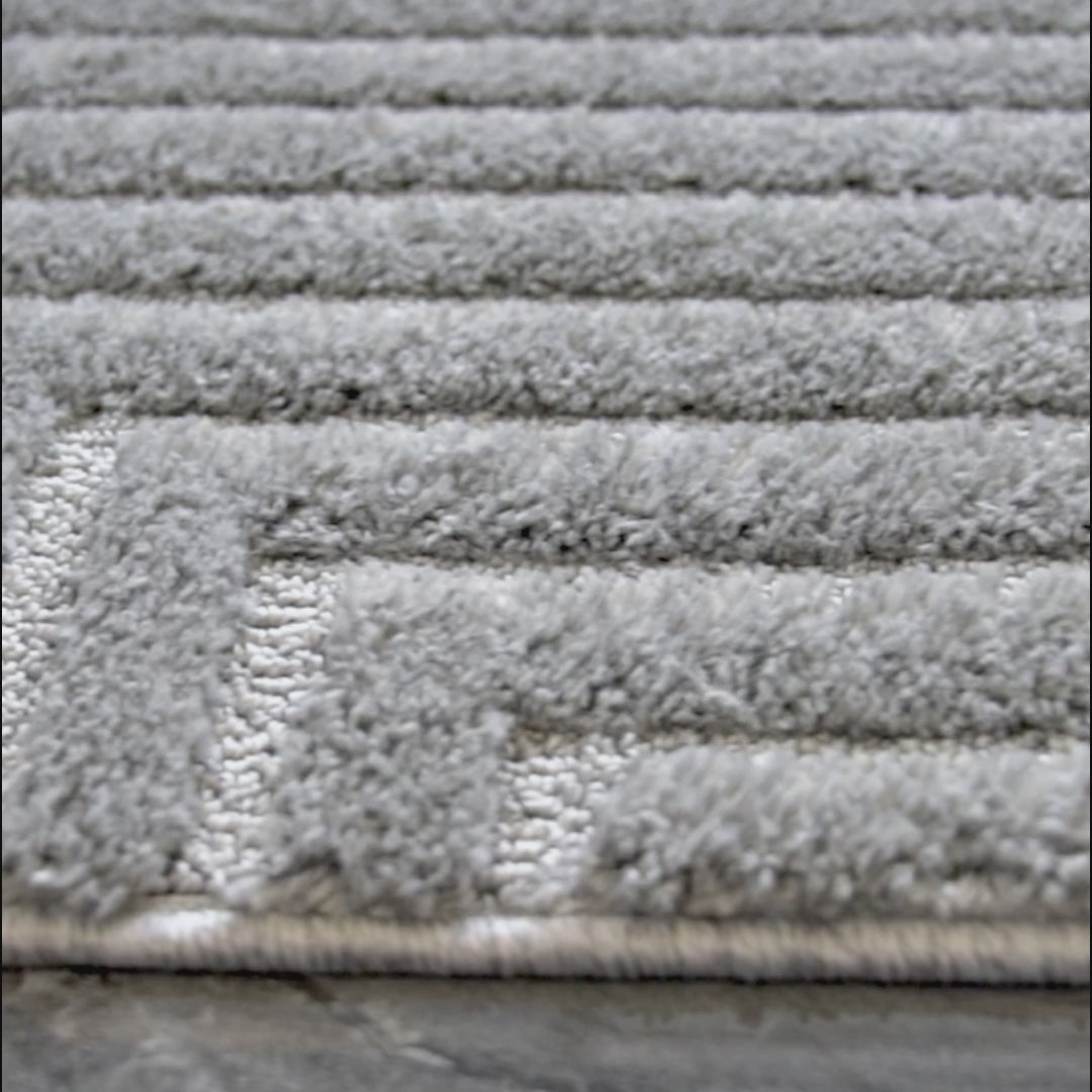 Storm Gray Contour Rug